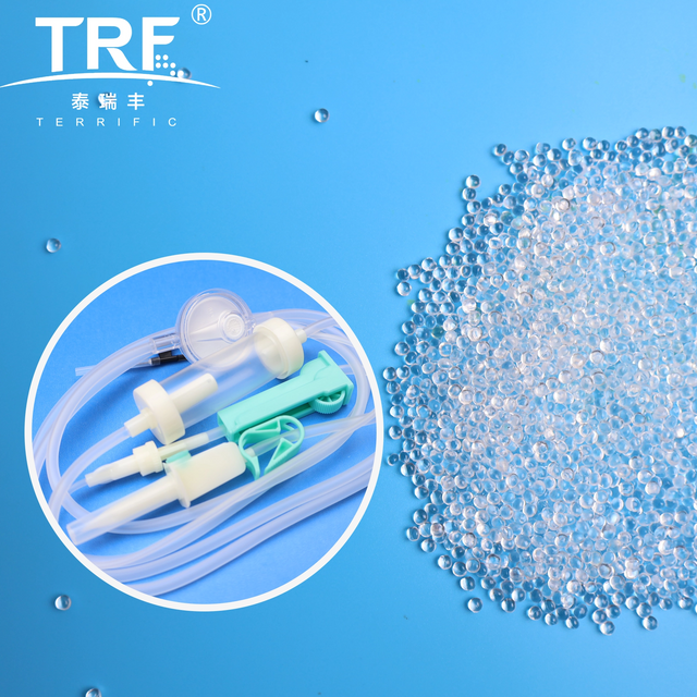 Plastic Raw Materials Thermoplastic Elastomers TPE/TPR/TPU Granules for Infusion Sets