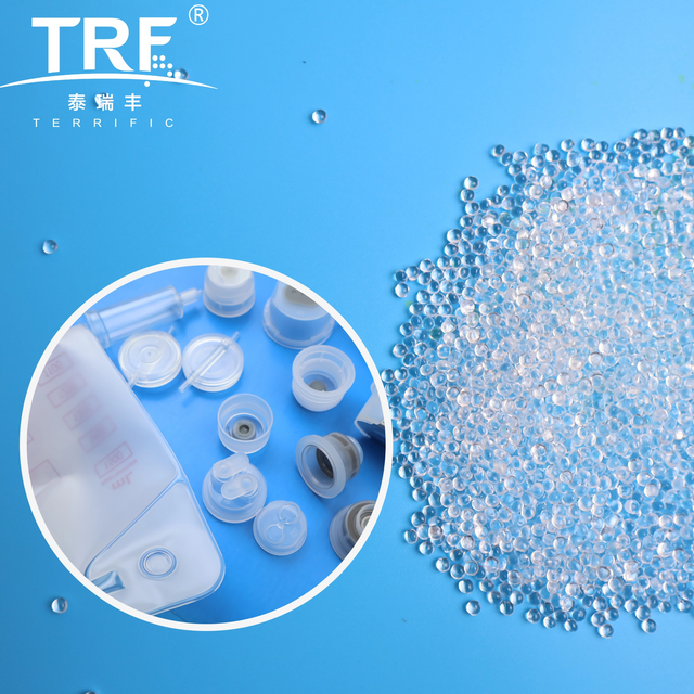 Plastic Raw Materials Thermoplastic Elastomers TPE/TPR/TPU Granules for Infusion Combination Caps