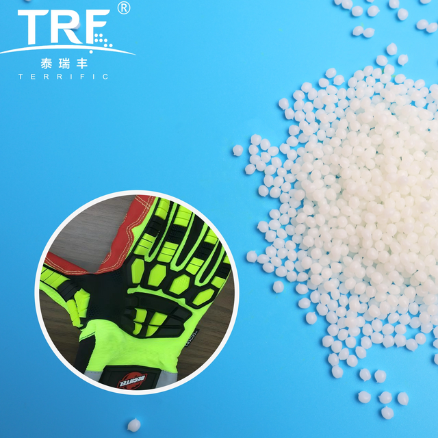 Plastic Raw Materials Thermoplastic Elastomers TPE/TPR/TPU Granules for Sports Gloves