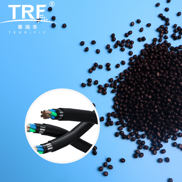 Plastic Raw Materials Thermoplastic Elastomers TPE/TPR/TPU Granules for Signal Transmission Lines